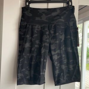DANSKIN , BLACK CAMO PRINT , SIZE MEDIUM